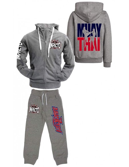 Chandal Muay thai Gris